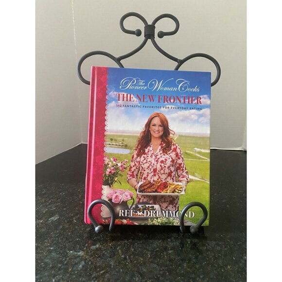 Southern Living at Home Iron Art #40022-Wrought Iron-Plate or Cookbook Holder - Picture 4 of 5